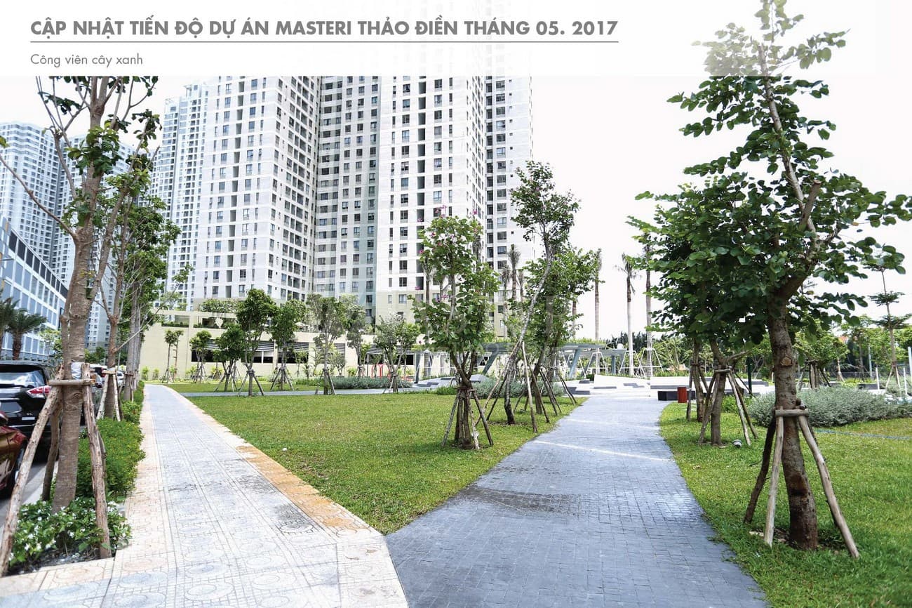Nội khu dự án Masteri Thảo Điền