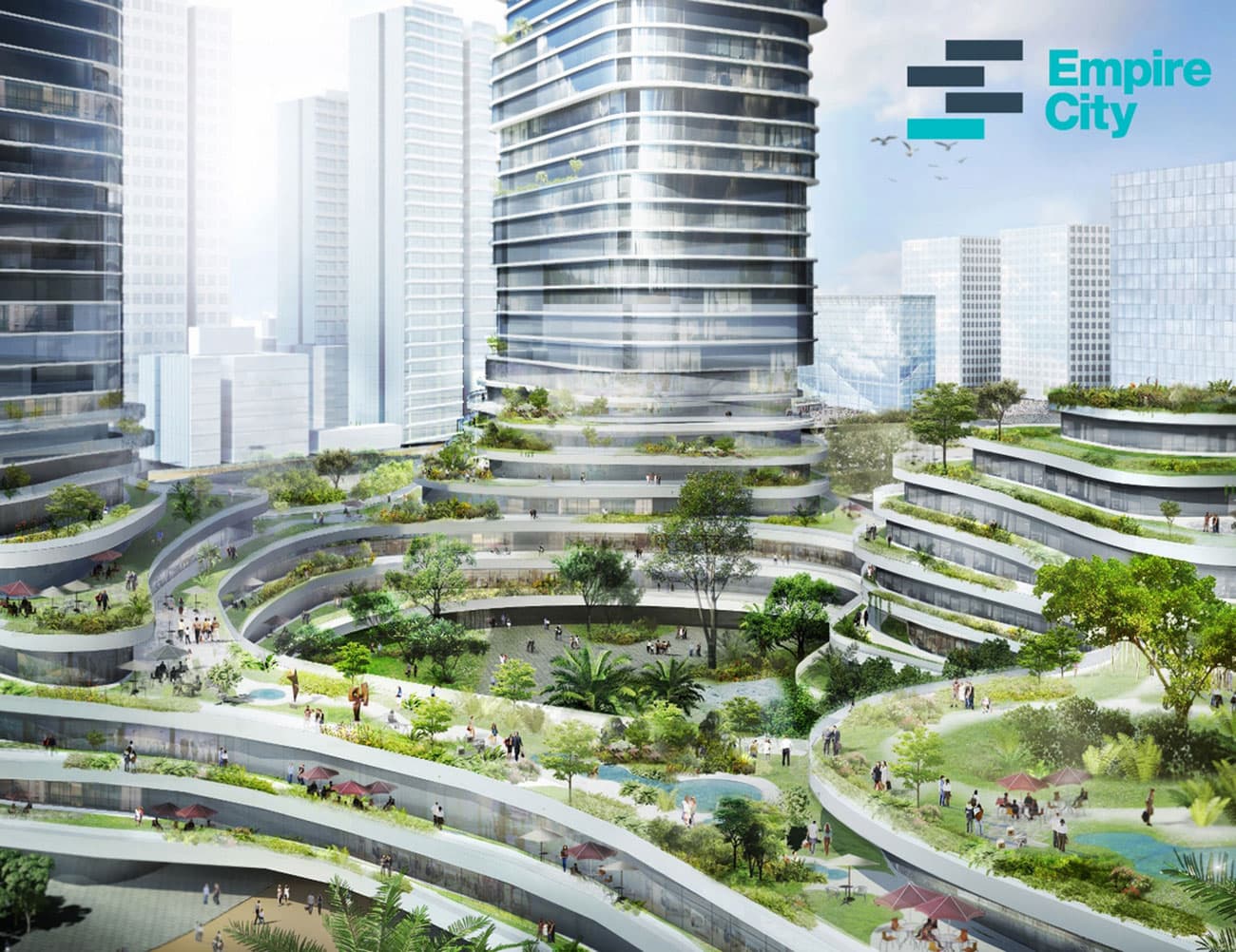 Công viên nội khu dự án Empire City