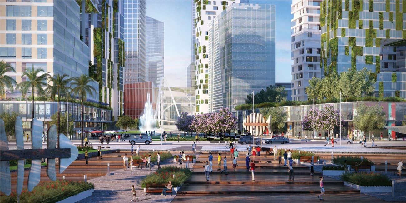 Nội khu dự án Empire City