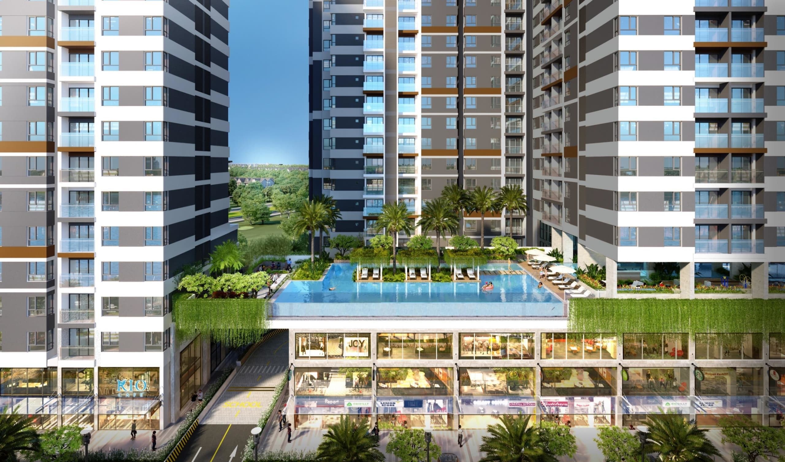 Nội khu dự án D'Lusso
