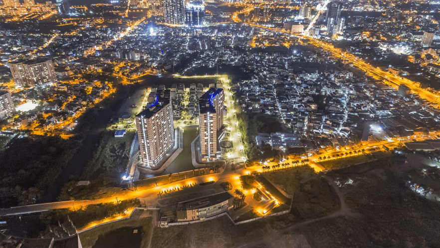 Dự án Jamona City về đêm
