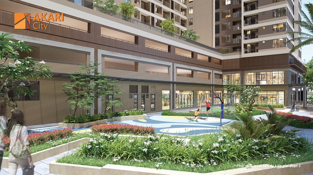 Phối cảnh Tháp AK NEO dự án Akari City