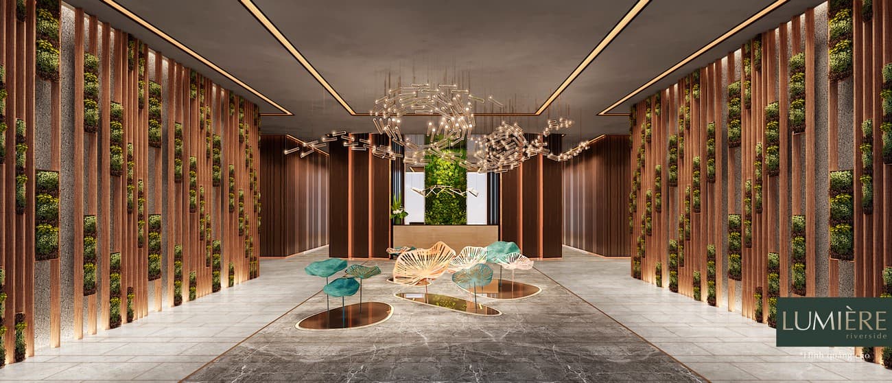 Nội khu dự án Lumiere Riverside