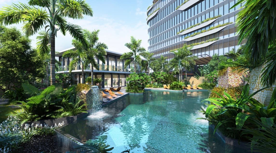Nội khu dự án Lumiere Riverside