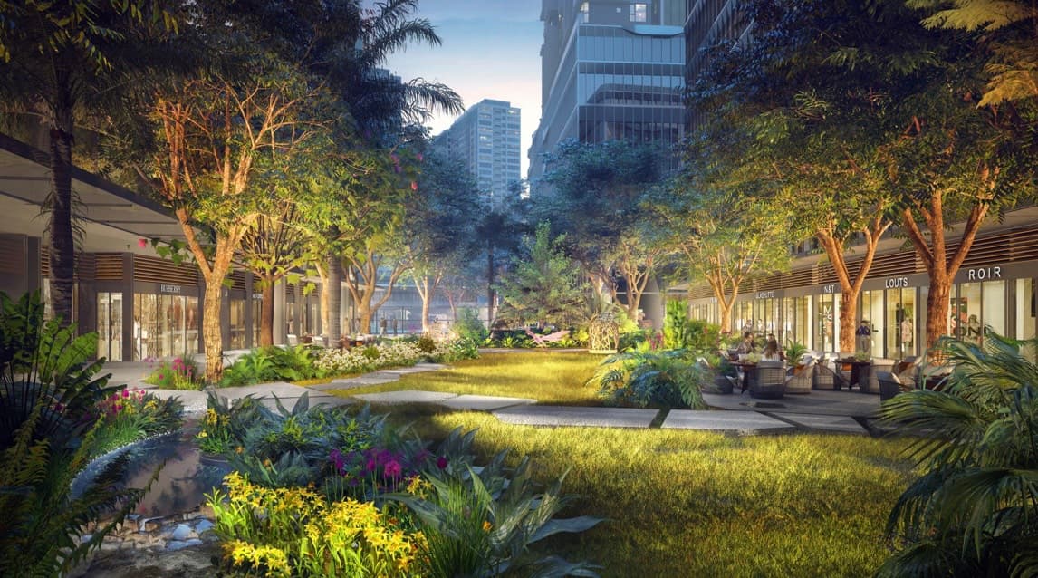 Nội khu dự án Lumiere Riverside