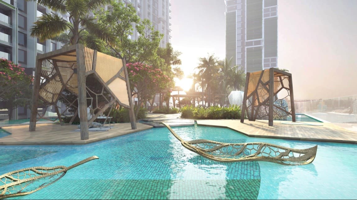 Hồ bơi dự án Lumiere Riverside