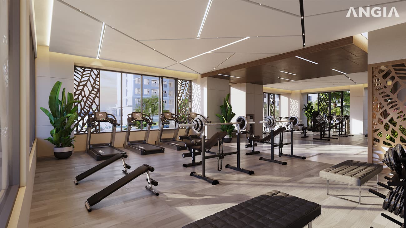 Phòng gym tại West Gate