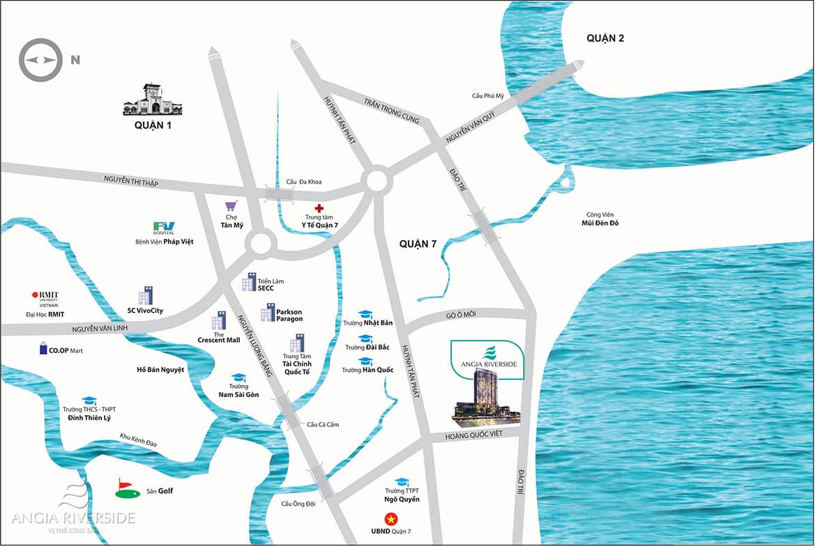 Vị trí dự án An Gia Riverside