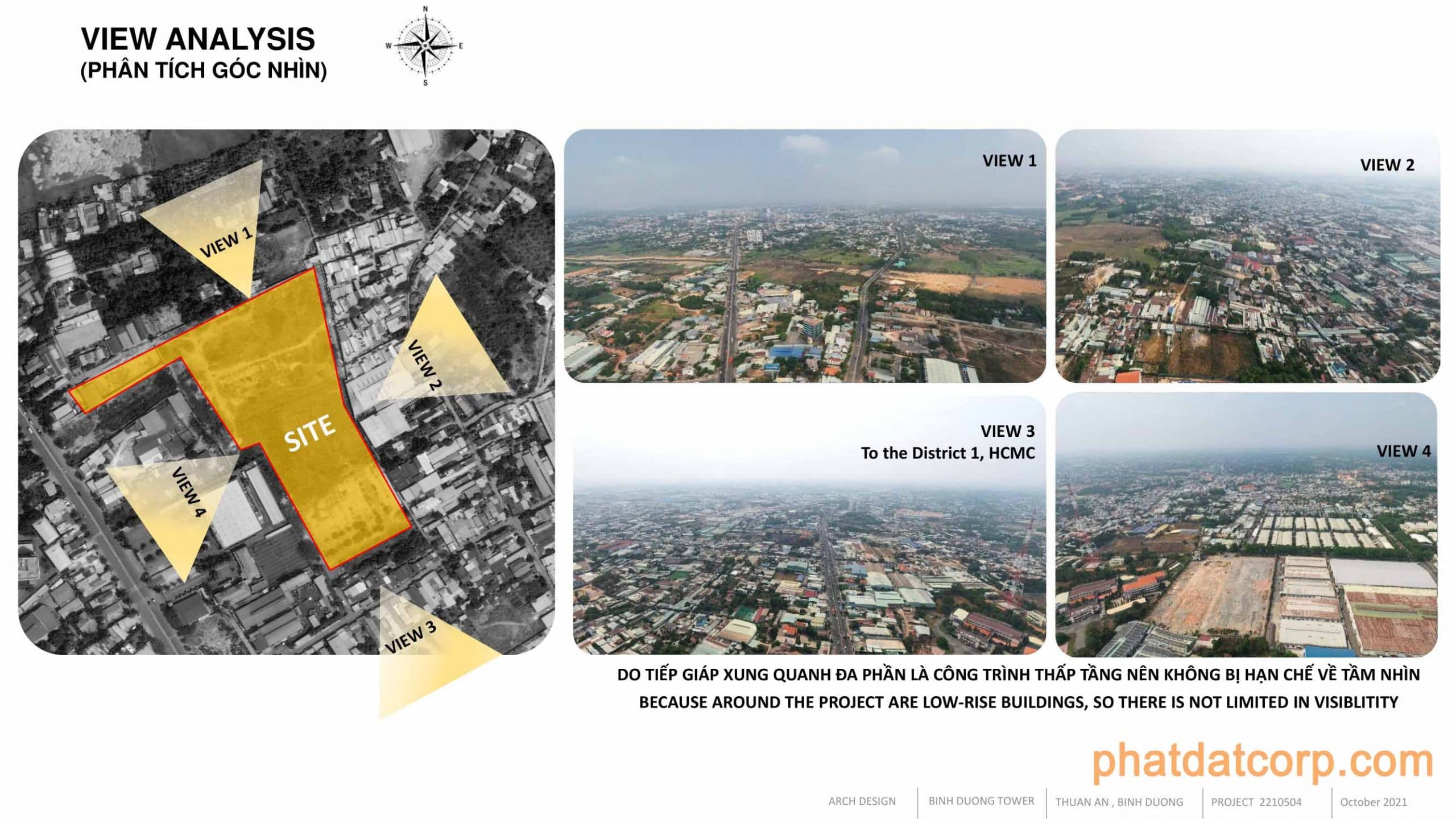 Bốn mặt view dự án Bình Dương Tower