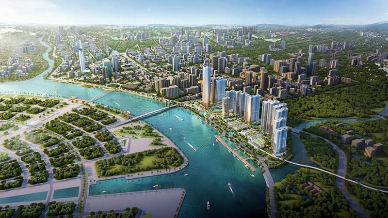Phối cảnh dự án Vinhomes Golden River