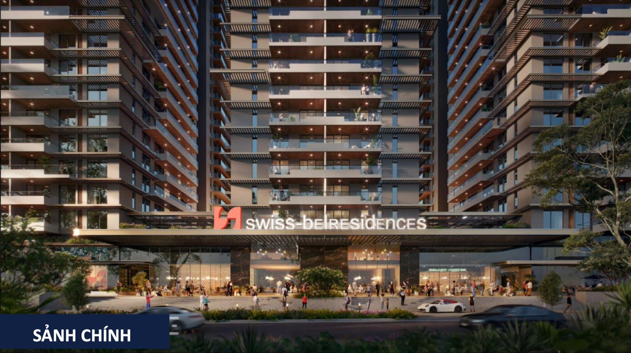 Sảnh chính tại Swiss-Belresidences Upper East Saigon