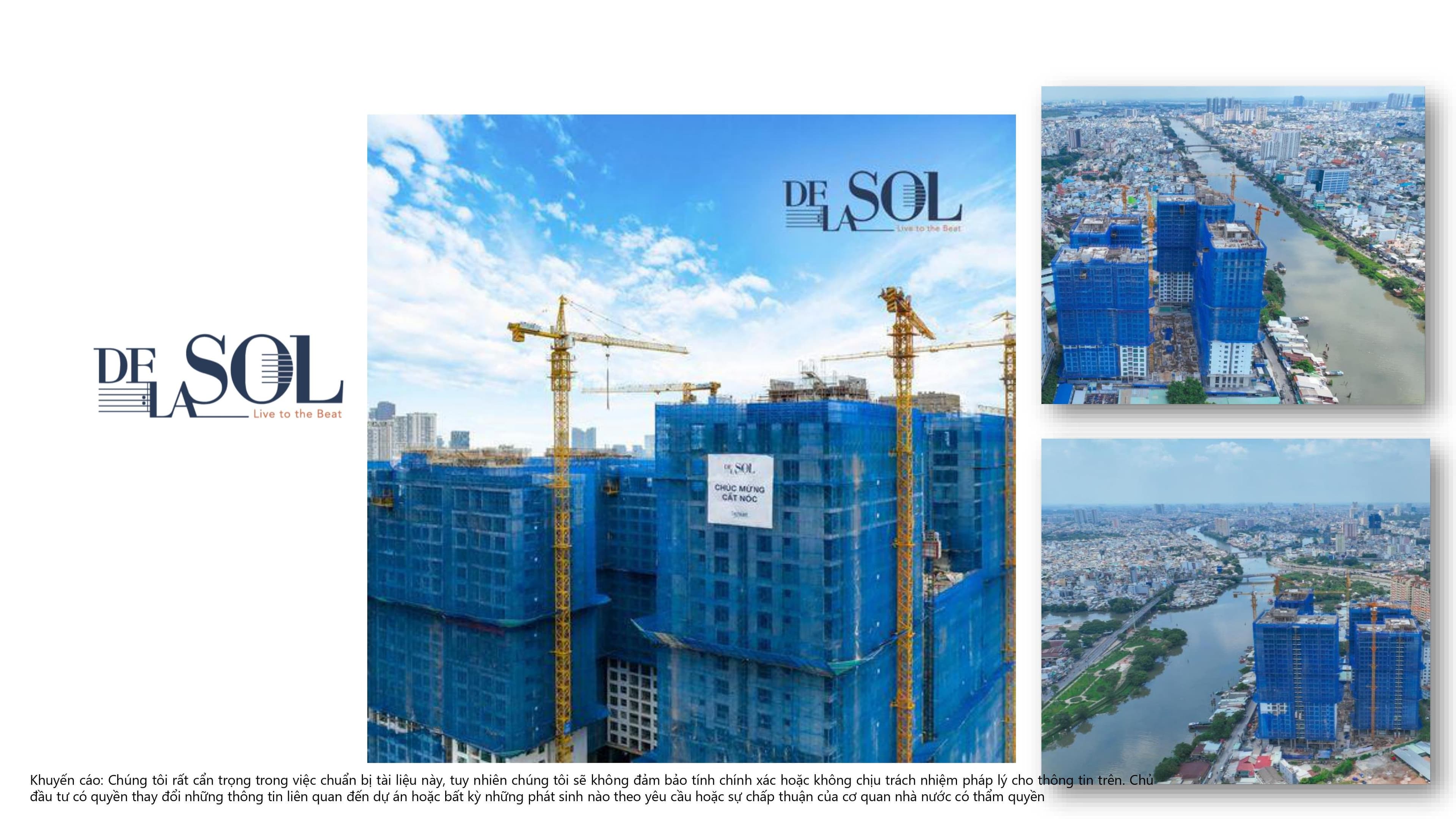 Tiến độ xây dựng dự án De La Sol