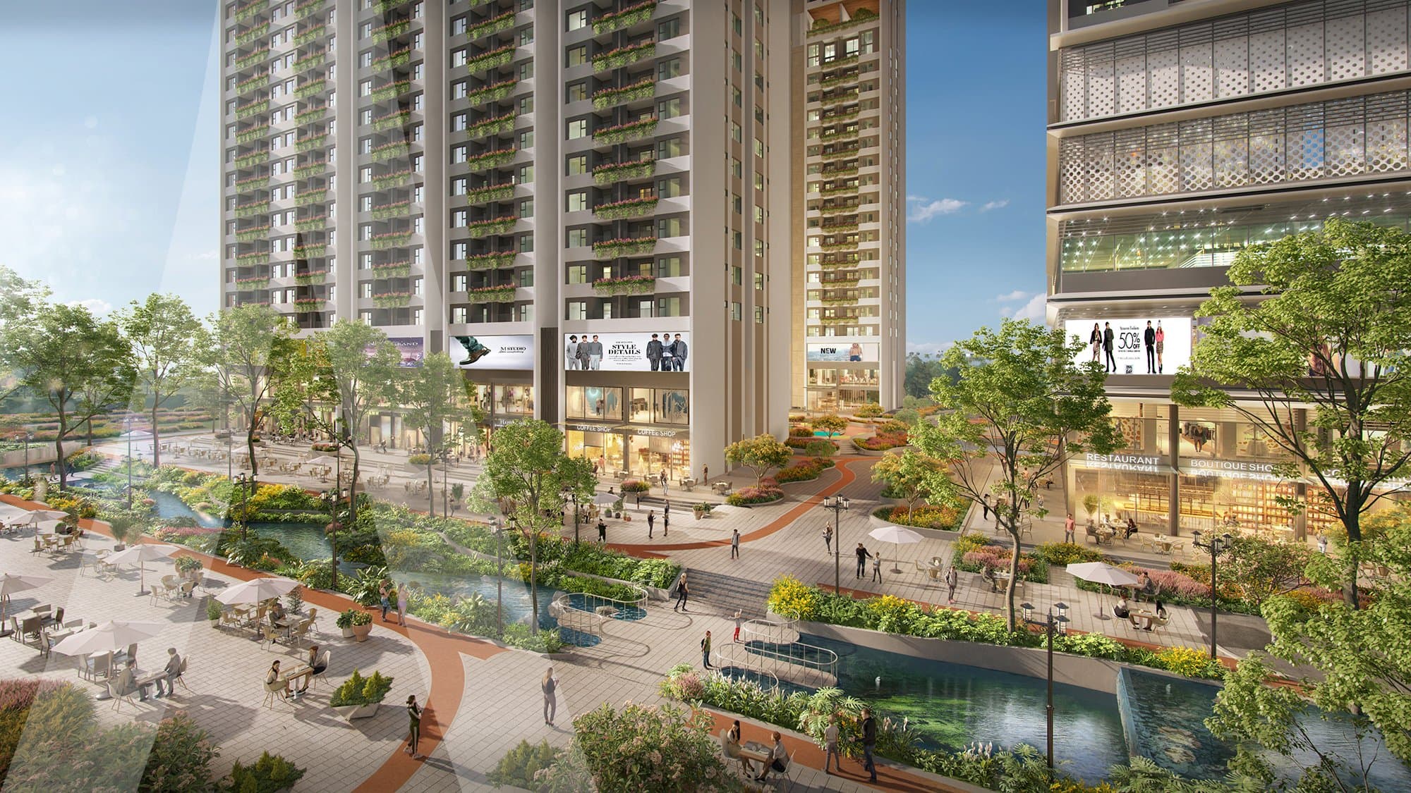 Nội khu dự án Astral City