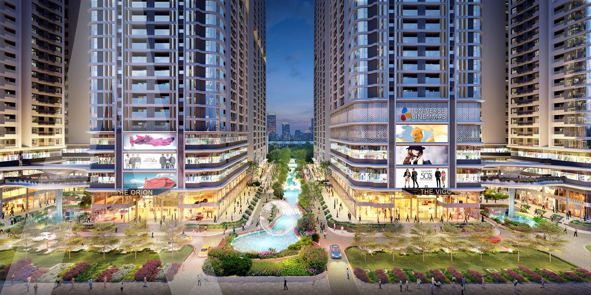 Nội khu dự án Astral City