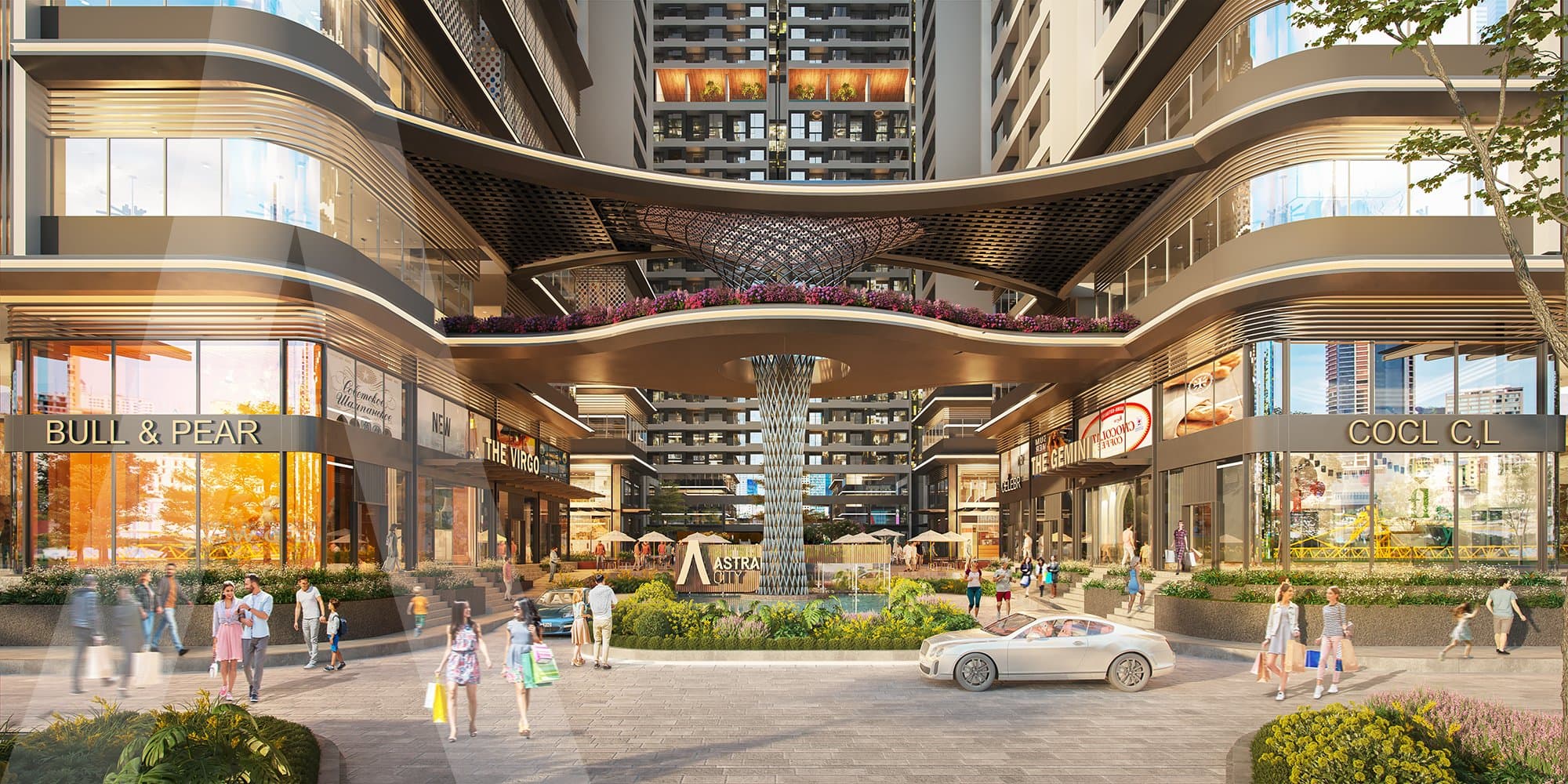 Nội khu dự án Astral City