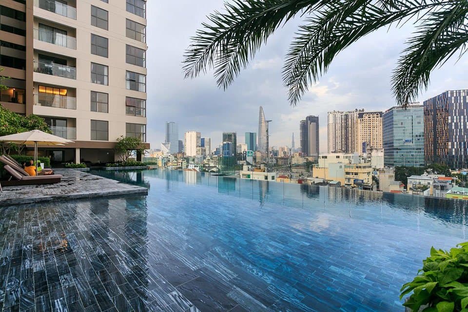 Hồ bơi dự án Masteri Millennium