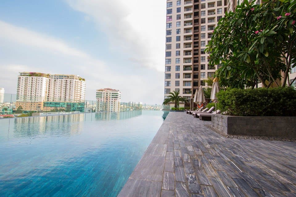 Hồ bơi dự án Masteri Millennium